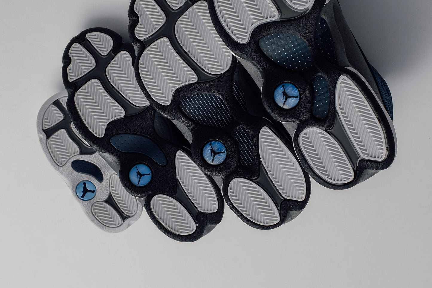 Air Jordan 13 Retro (GS) "Flint Grey" - Navy/University Blue