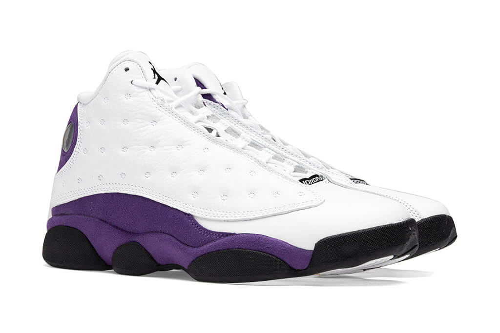 Air Jordan 13 Retro "Lakers" - White/Black/Court Purple/University Gold