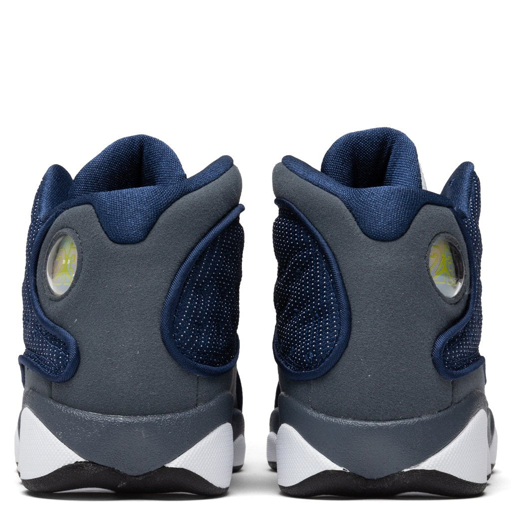 Air Jordan 13 Retro (PS) "Flint Grey" - Navy/University Blue