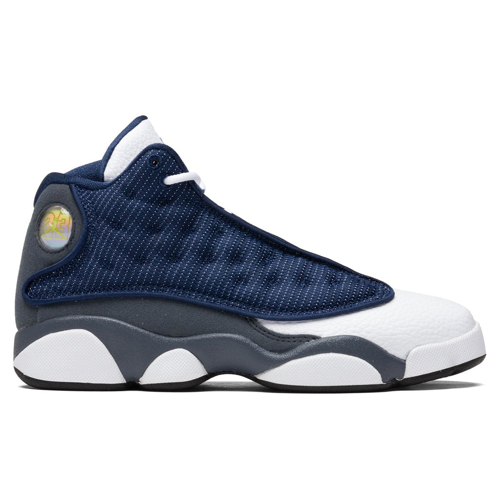 Air Jordan 13 Retro (PS) "Flint Grey" - Navy/University Blue