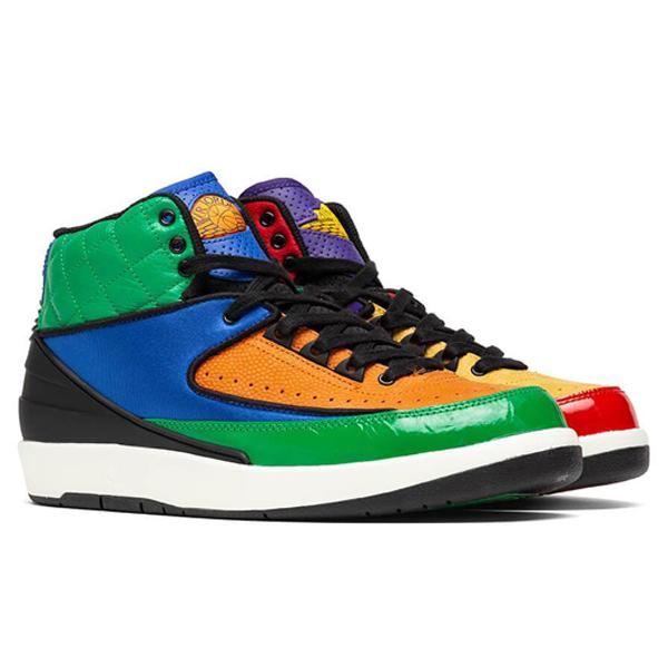 Womens Air Jordan 2 Retro "Rivals" - Action Black/Black/Cosmic Purple