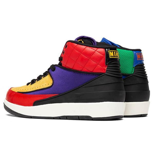 Womens Air Jordan 2 Retro "Rivals" - Action Black/Black/Cosmic Purple