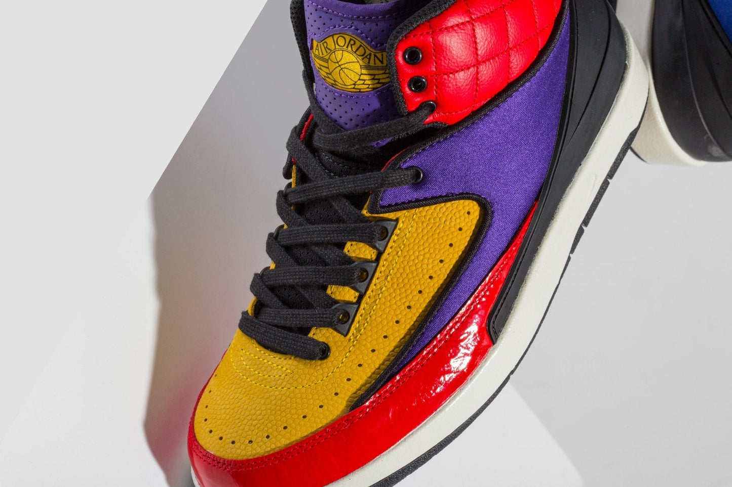 Womens Air Jordan 2 Retro "Rivals" - Action Black/Black/Cosmic Purple
