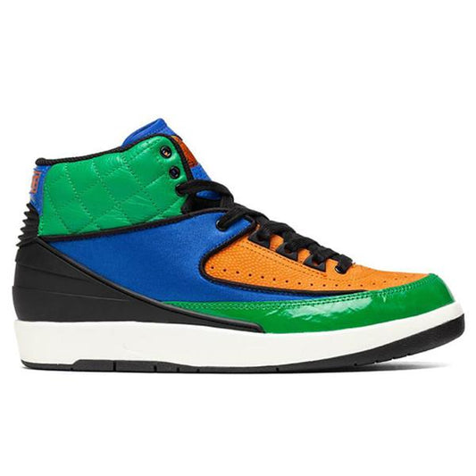 Womens Air Jordan 2 Retro "Rivals" - Action Black/Black/Cosmic Purple