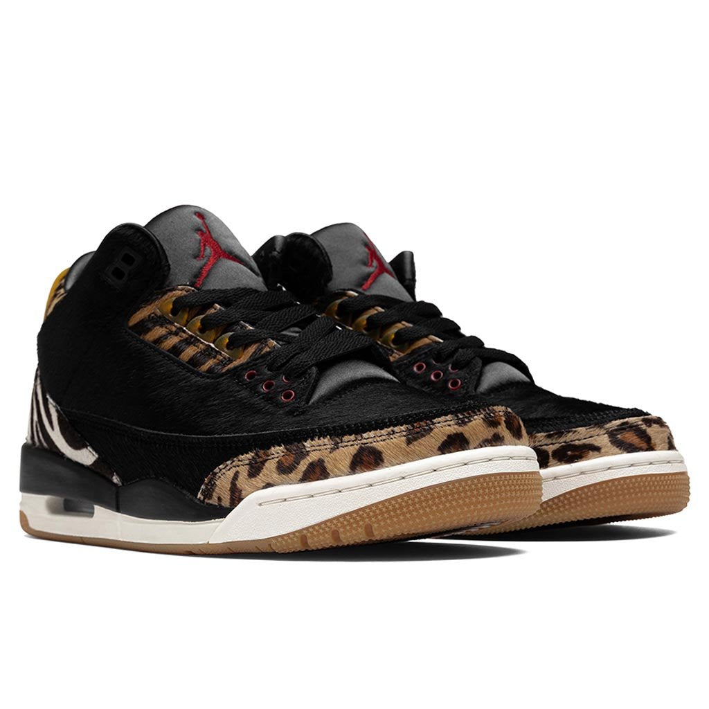 Air Jordan 3 Retro SE "Animal Instinct" - Black/MultiColor/Dark Mocha