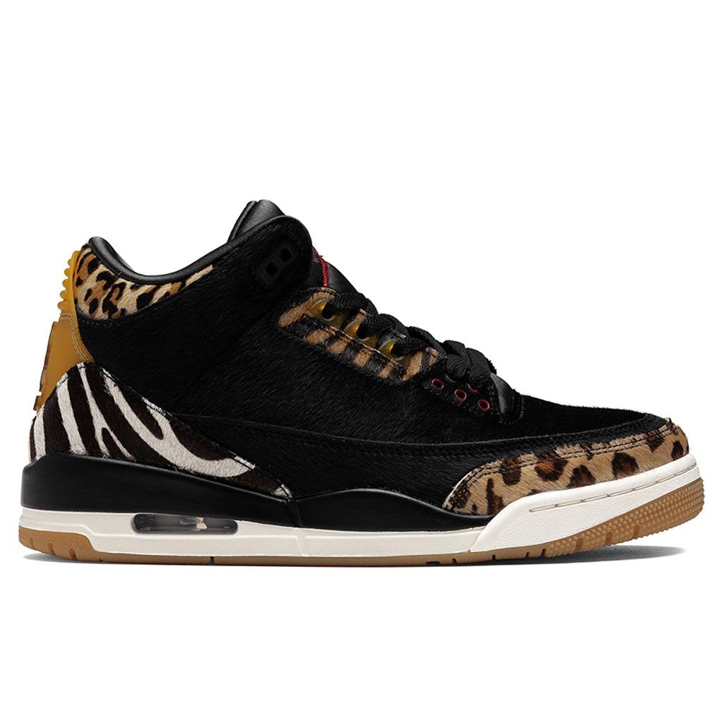 Air Jordan 3 Retro SE "Animal Instinct" - Black/MultiColor/Dark Mocha