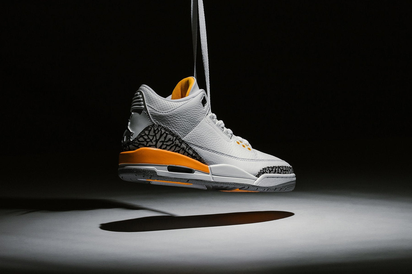 Women's Air Jordan 3 Retro "Laser Orange" - White/Black