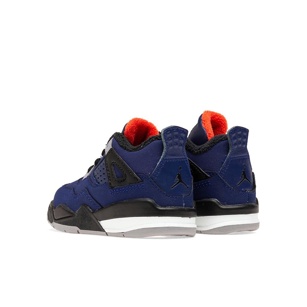 Air Jordan 4 Retro (TD) "Loyal Blue" - Loyal Blue/Black/Habanero Red