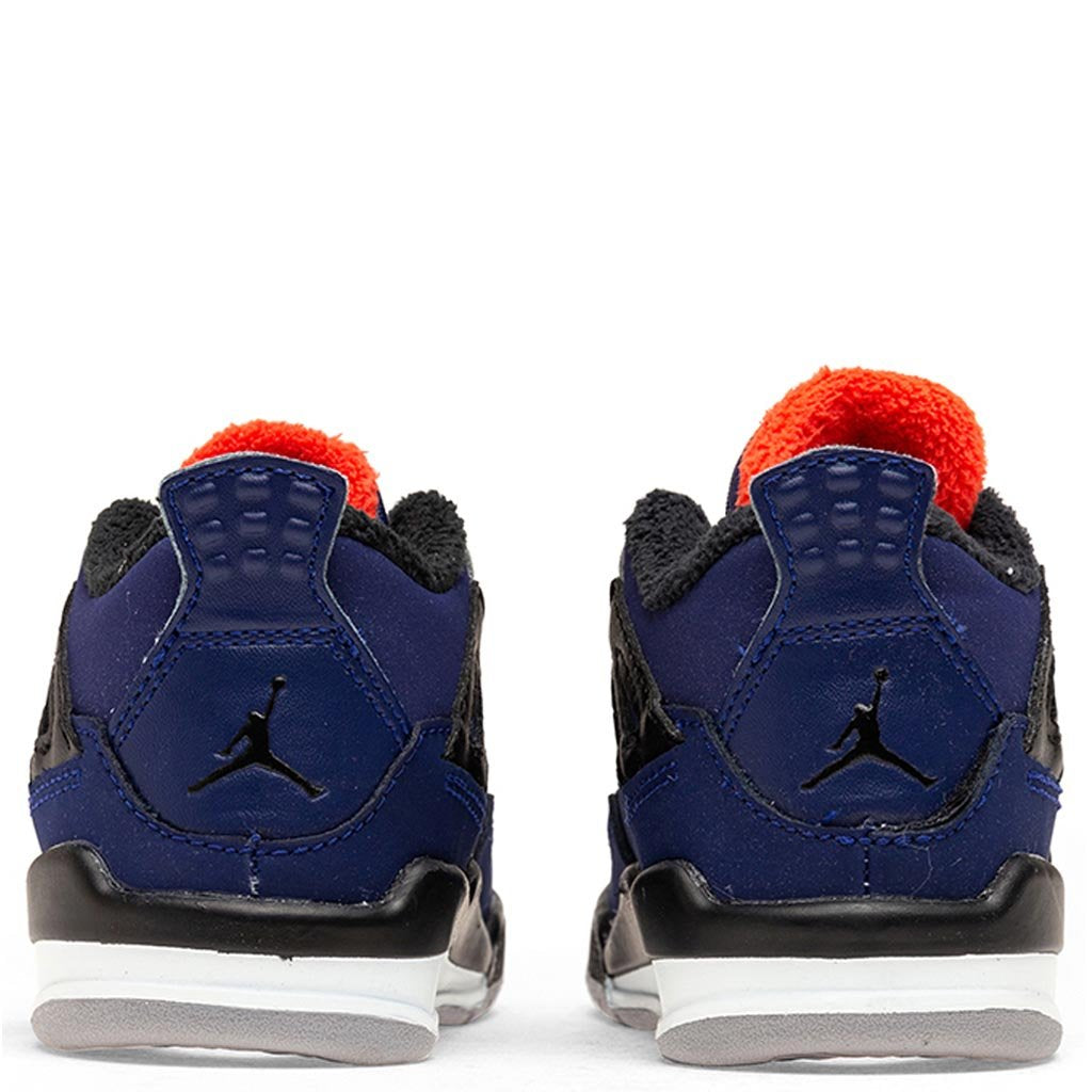 Air Jordan 4 Retro (TD) "Loyal Blue" - Loyal Blue/Black/Habanero Red