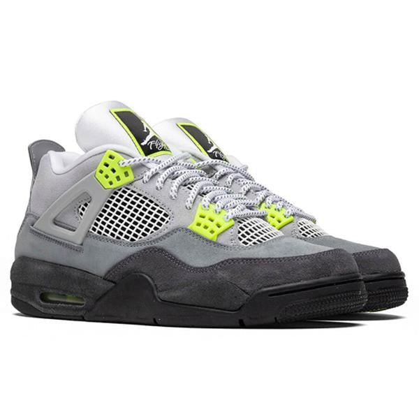Air Jordan 4 Retro "Neon"- Cool Grey/Volt/Wolf Grey/Anthracite