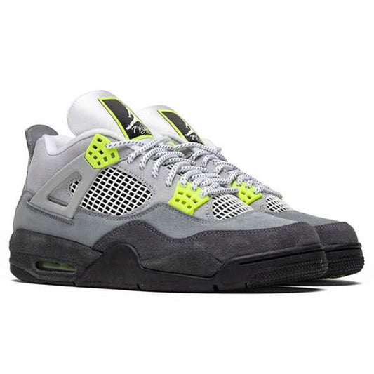 Air Jordan 4 Retro "Neon"- Cool Grey/Volt/Wolf Grey/Anthracite