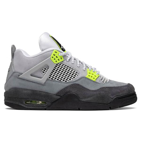 Air Jordan 4 Retro "Neon"- Cool Grey/Volt/Wolf Grey/Anthracite