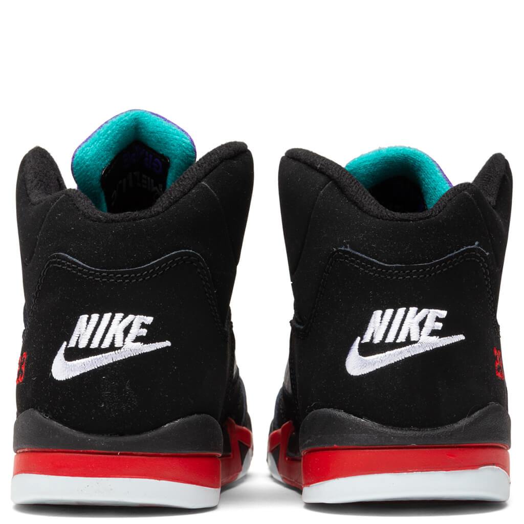 Air Jordan 5 Retro (PS) "Top 3" - Black/New Emerald/Fire Red/Grape Ice