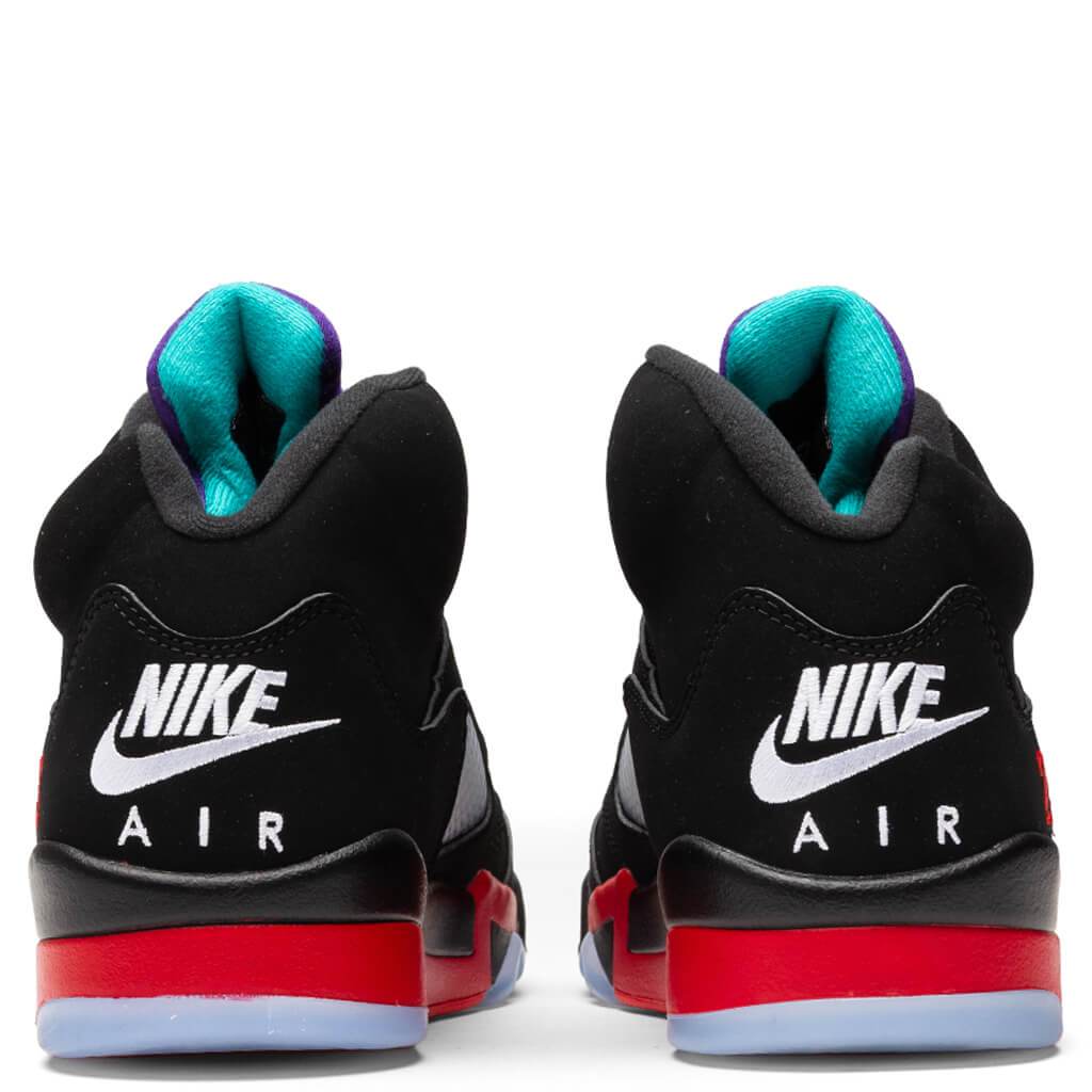 Air Jordan 5 Retro "Top 3" - Black/New Emerald/Fire Red/Grape Ice