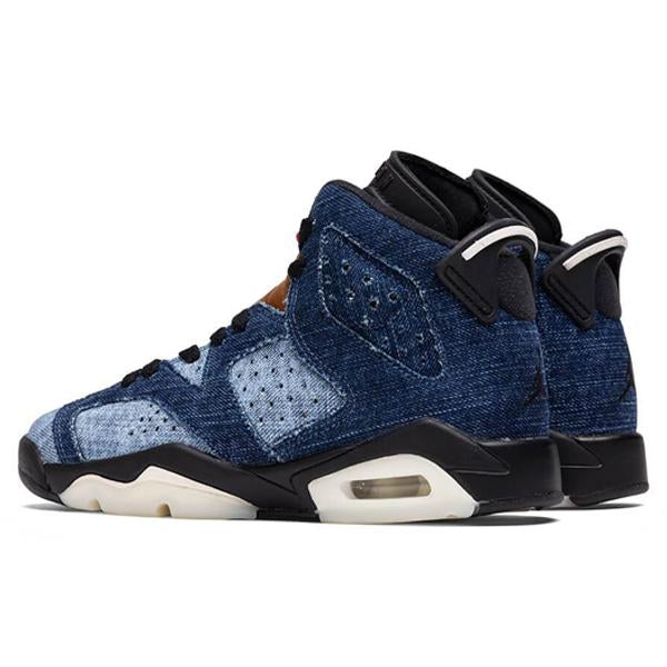 Air Jordan 6 Retro (GS) - Washed Denim/Black/Sail
