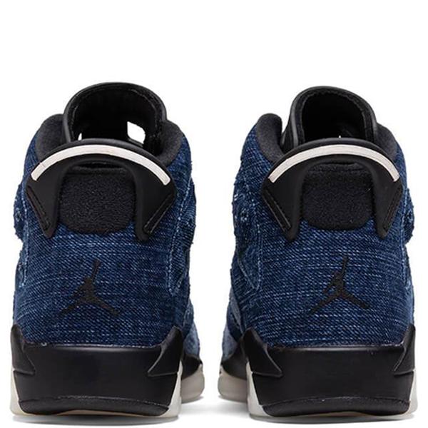 Air Jordan 6 Retro (GS) - Washed Denim/Black/Sail
