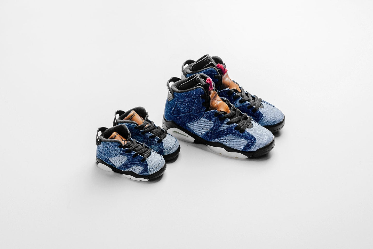 Air Jordan 6 Retro (GS) - Washed Denim/Black/Sail