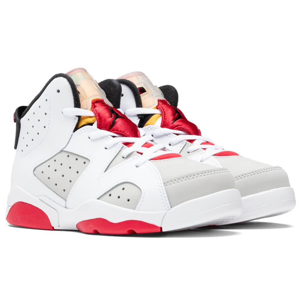 Air Jordan 6 Retro (PS) "Hare" - Neutral Grey/Black/White/True Red