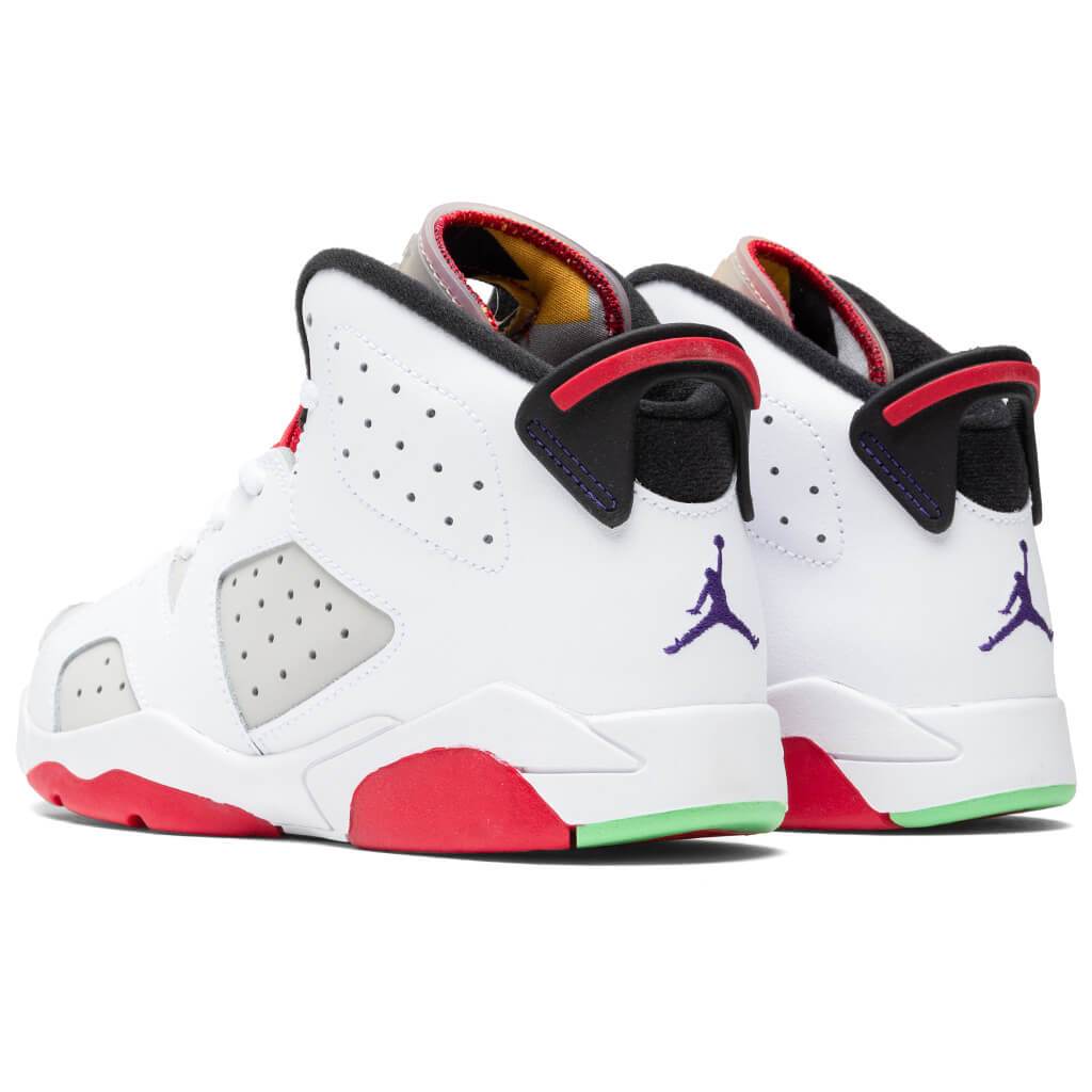 Air Jordan 6 Retro (PS) "Hare" - Neutral Grey/Black/White/True Red