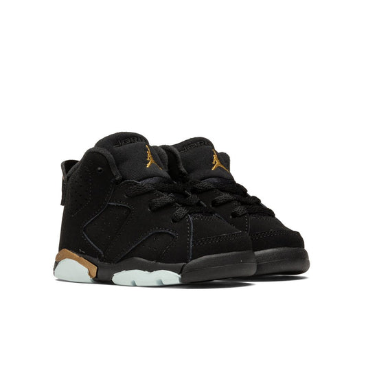 Air Jordan 6 Retro SE (TD) - Black/Metallic Gold/Black