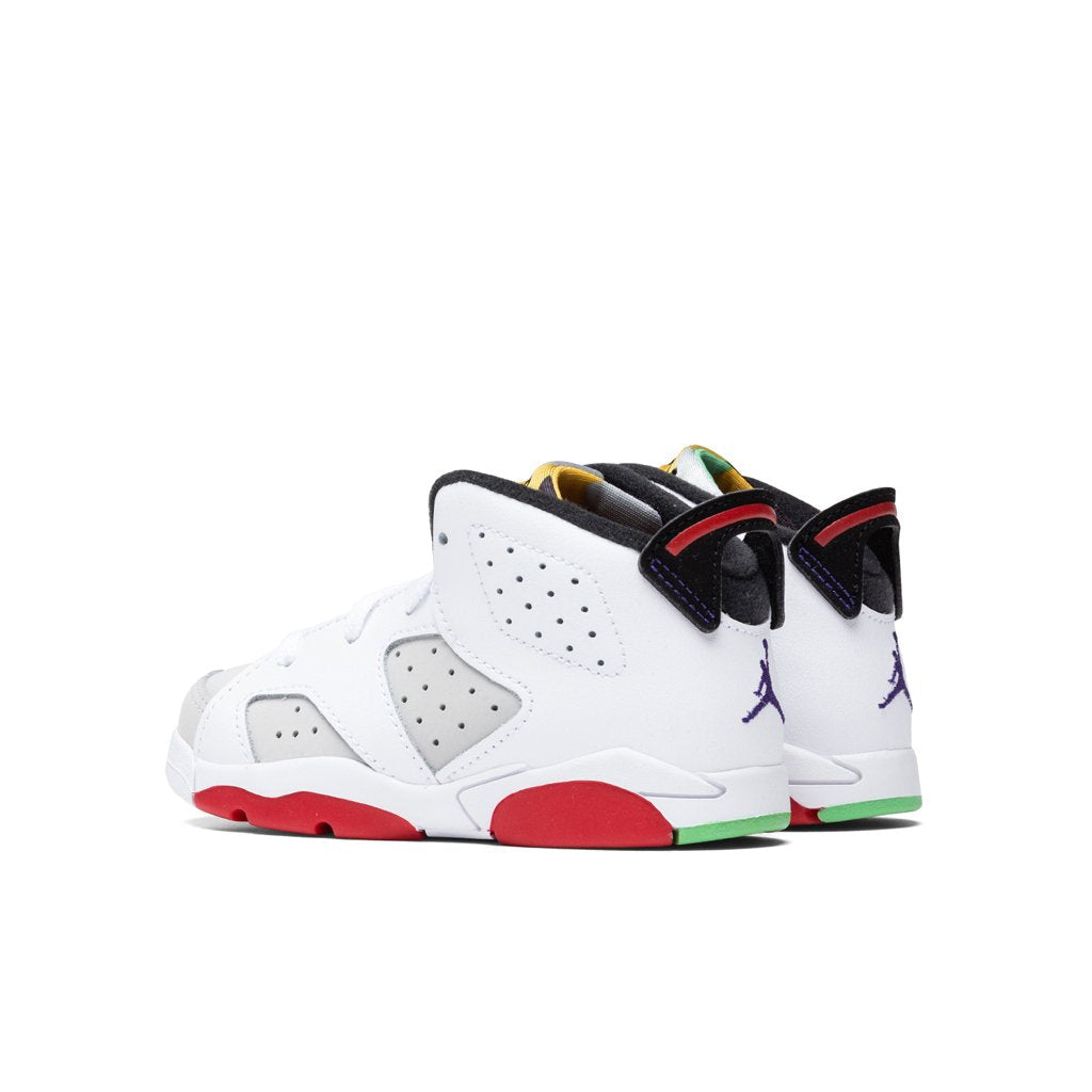 Air Jordan 6 Retro (TD) "Hare" - Neutral Grey/Black/White/True Red