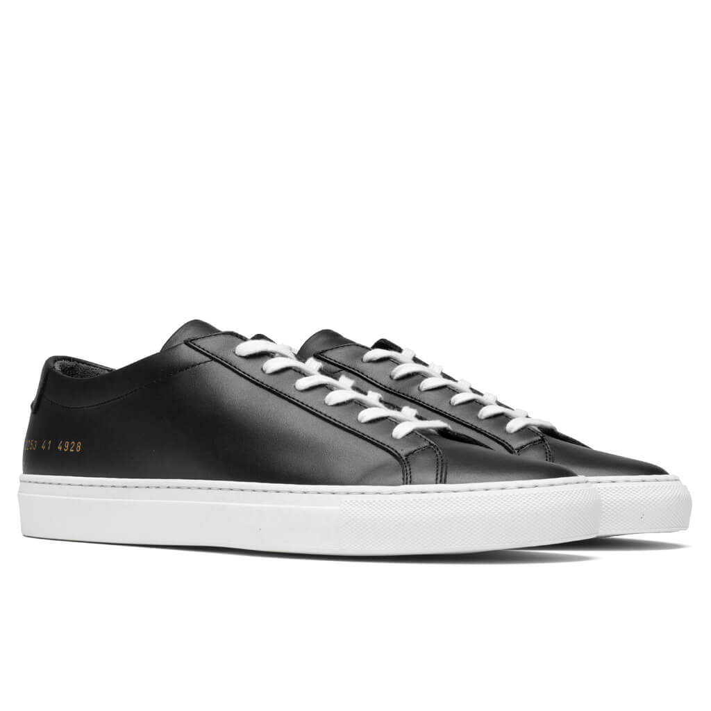 Achilles Low White Sole - Black