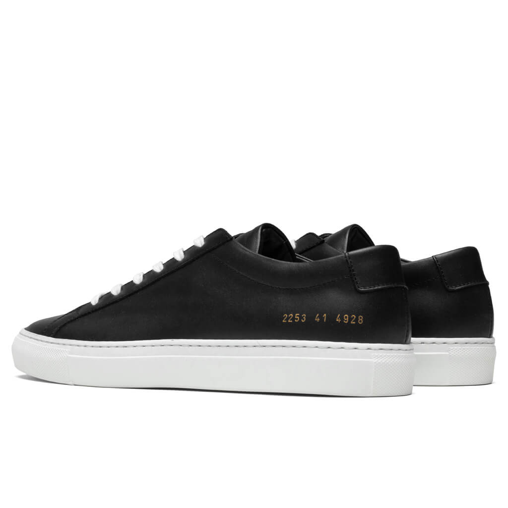Achilles Low White Sole - Black
