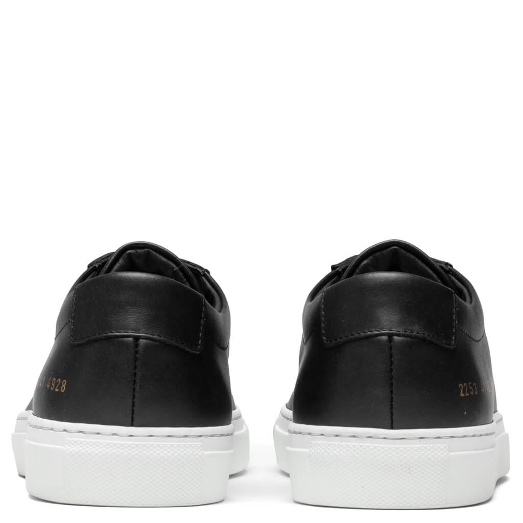 Achilles Low White Sole - Black