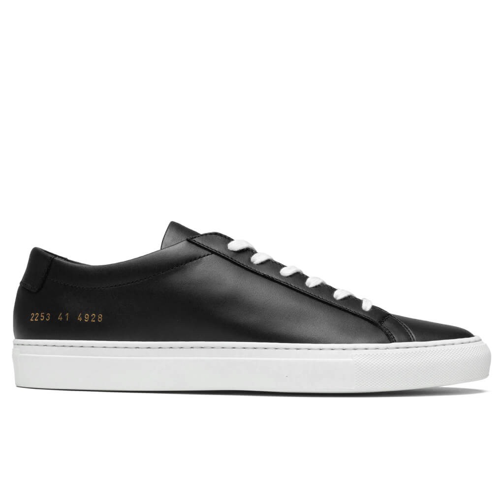 Achilles Low White Sole - Black