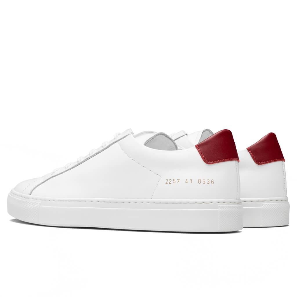 2257 Retro Low - White/Red