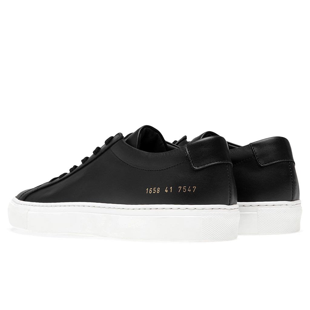 Achilles Low White Sole - Black