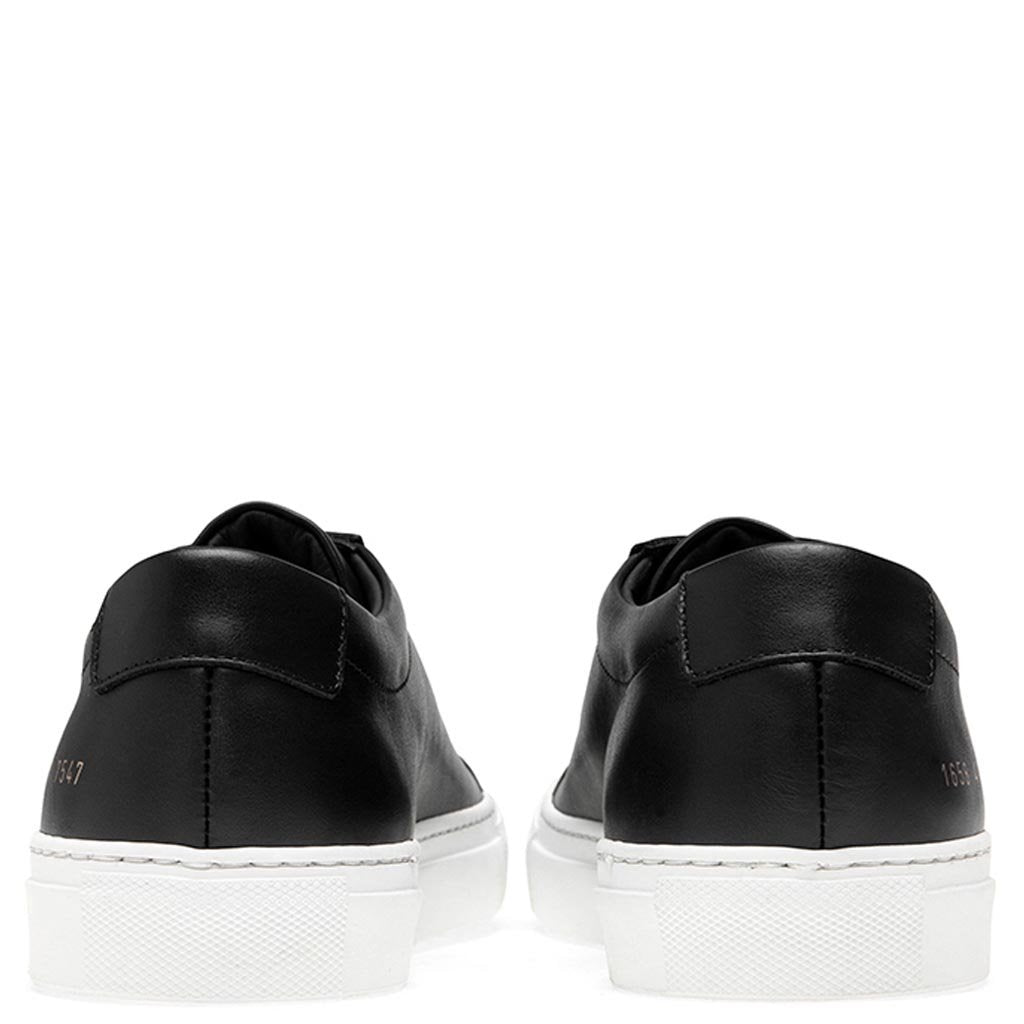 Achilles Low White Sole - Black