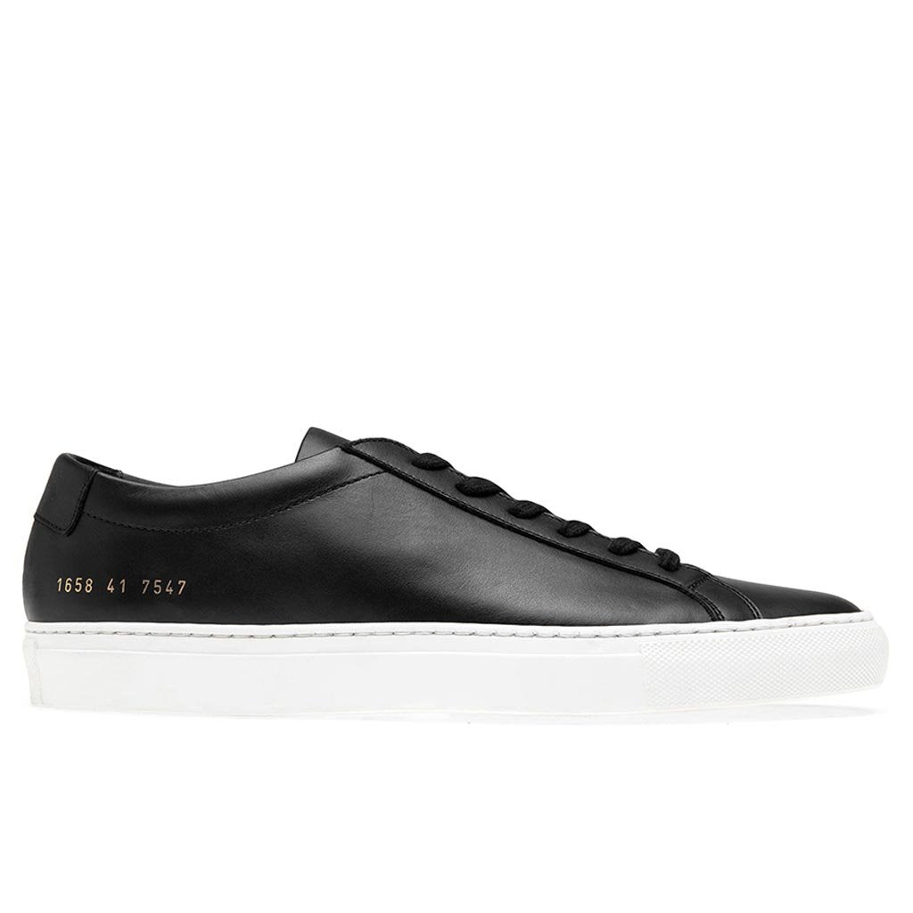 Achilles Low White Sole - Black