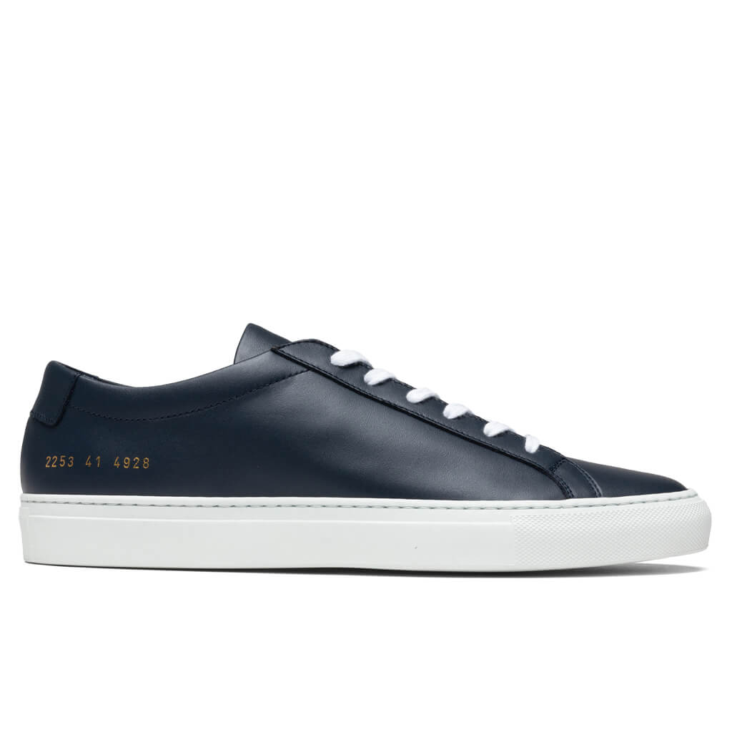 Achilles Low White Sole - Navy