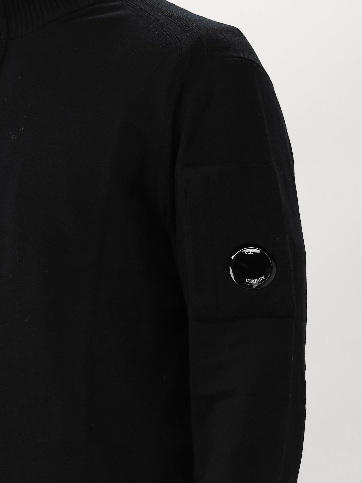 C.P. Company Trui Zwart Polo Collar