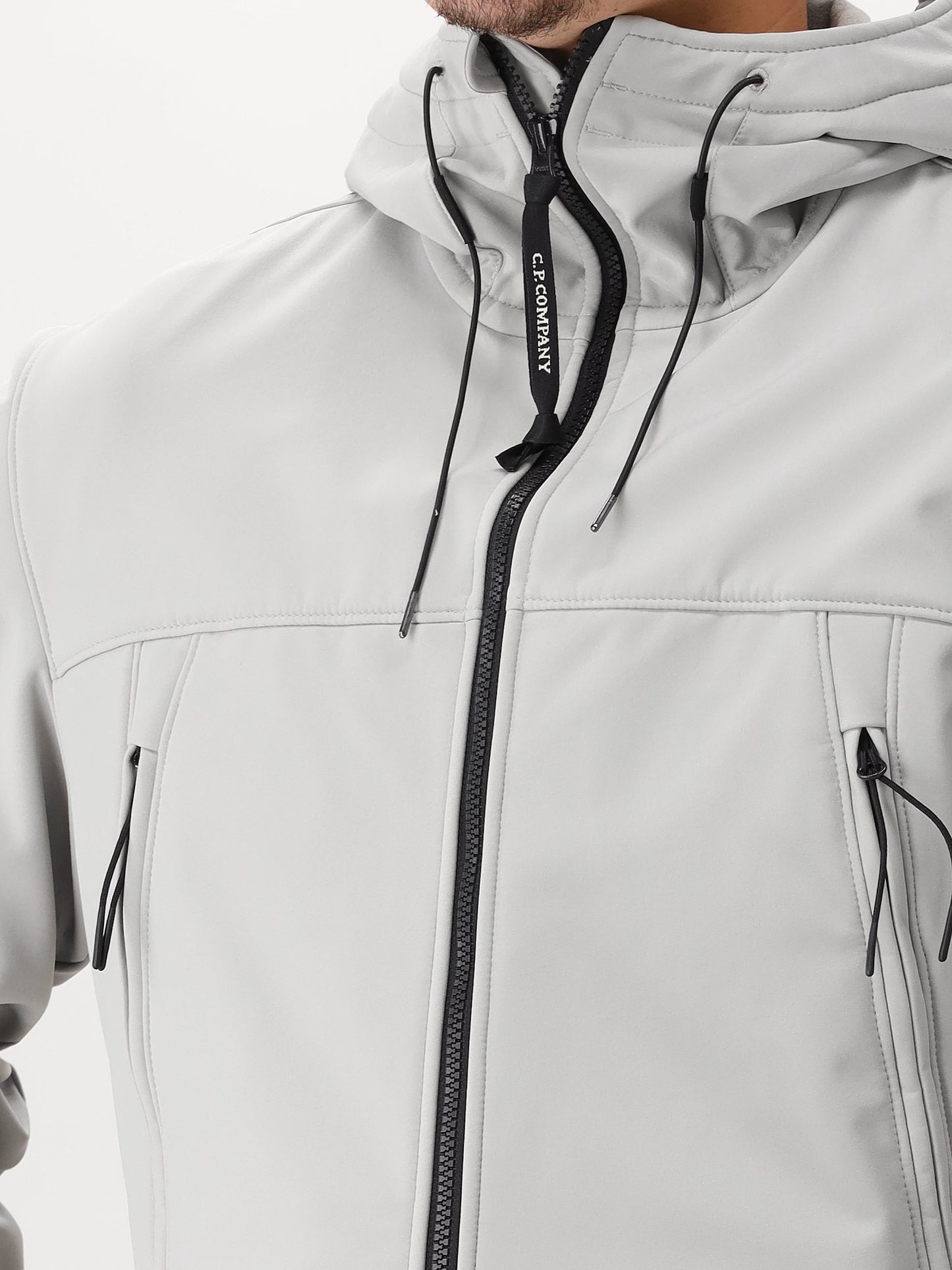 C.P. Company Jas Grijs Medium Jacket Shell-R Softshell