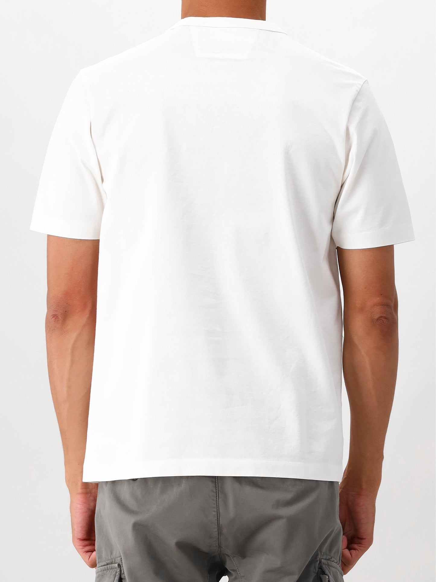 C.P. Company T-shirt Beige Mercerized Jersey 30/2 Twisted