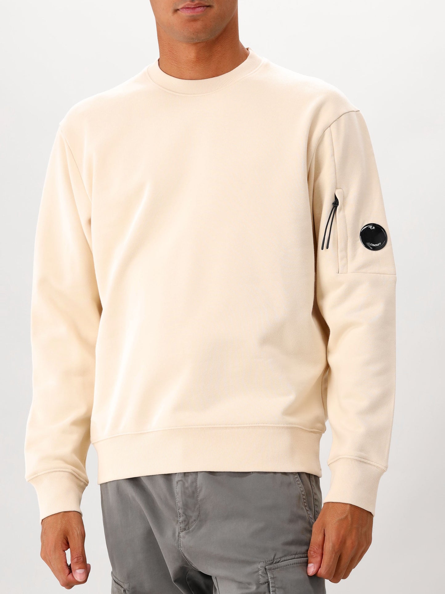 C.P. Company Sweater Beige Lens