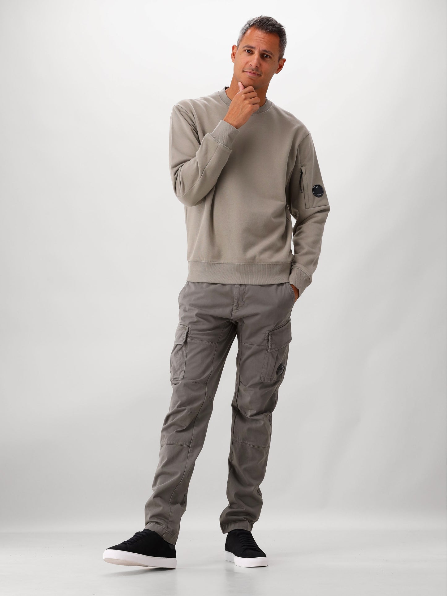 C.P. Company Sweater Groen Lens