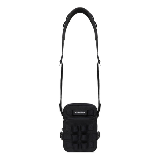 Balenciaga Army Crossbody Messenger Bag 'Black' 7158522BKPI1000