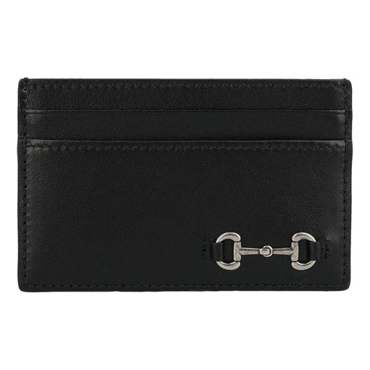 Gucci 25 Horsebit Card Holder 'Black' 846952-AAFP1-1000