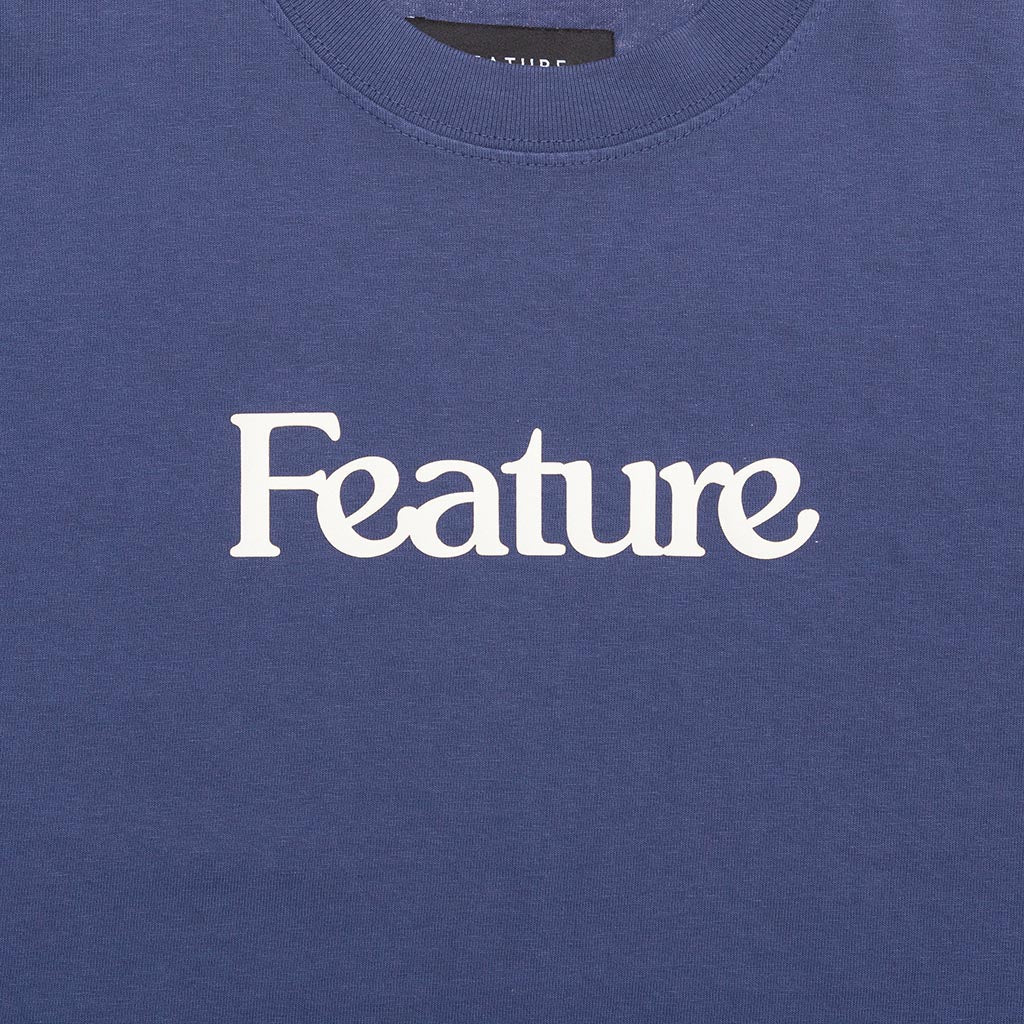Academy Tee - Blueberry/Ivory