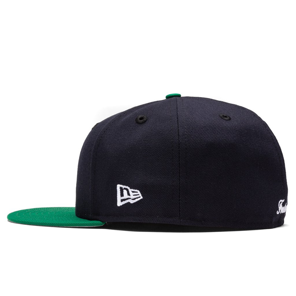 Feature x New Era Old English Fitted Cap - Navy/Green