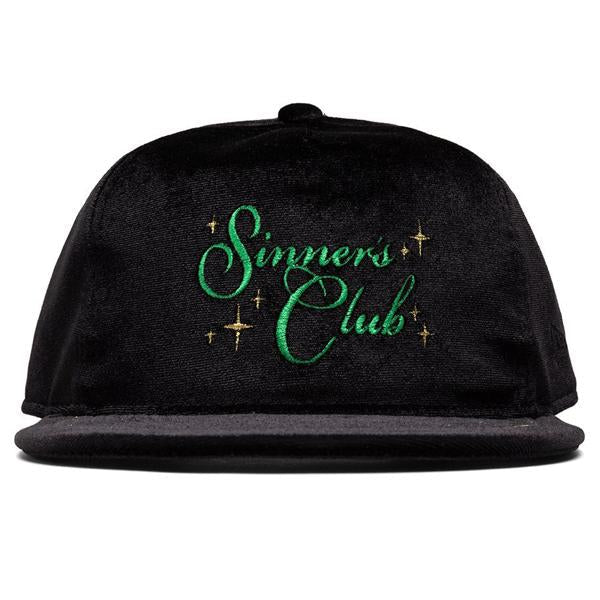 Feature x New Era Sinner's Club Golf Cap - Black Velvet