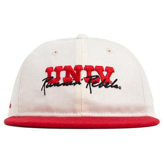 Feature x UNLV Block Script Snapback - Off-White/Red