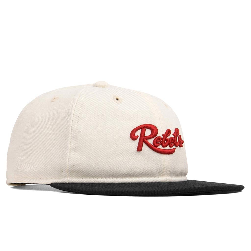 Feature x UNLV Script Snapback - Off-White/Black