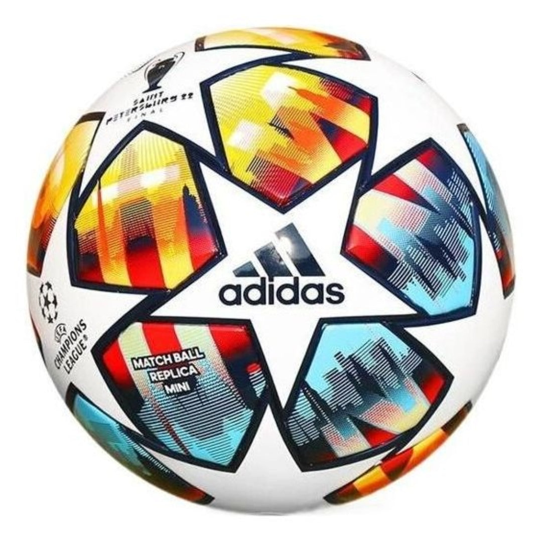 adidas UCL Final 22 Saint Petersburg Champions League Miniball 'White Yellow Blue' H57812