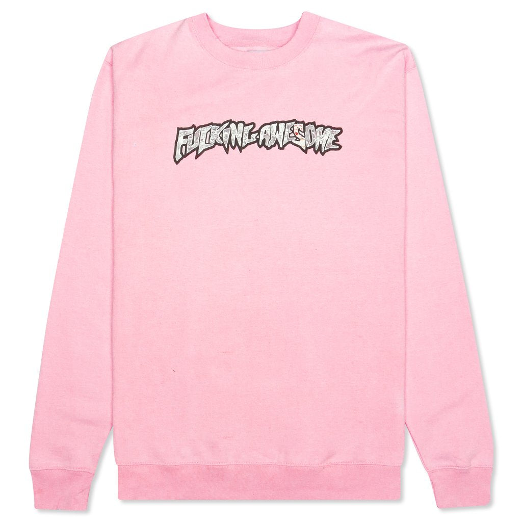 Actual Visual Guidance Crewneck - Light Pink