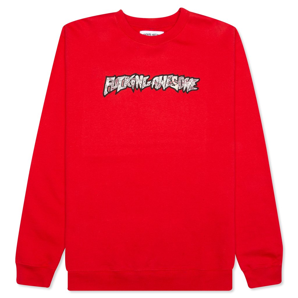 Actual Visual Guidance Crewneck - Red