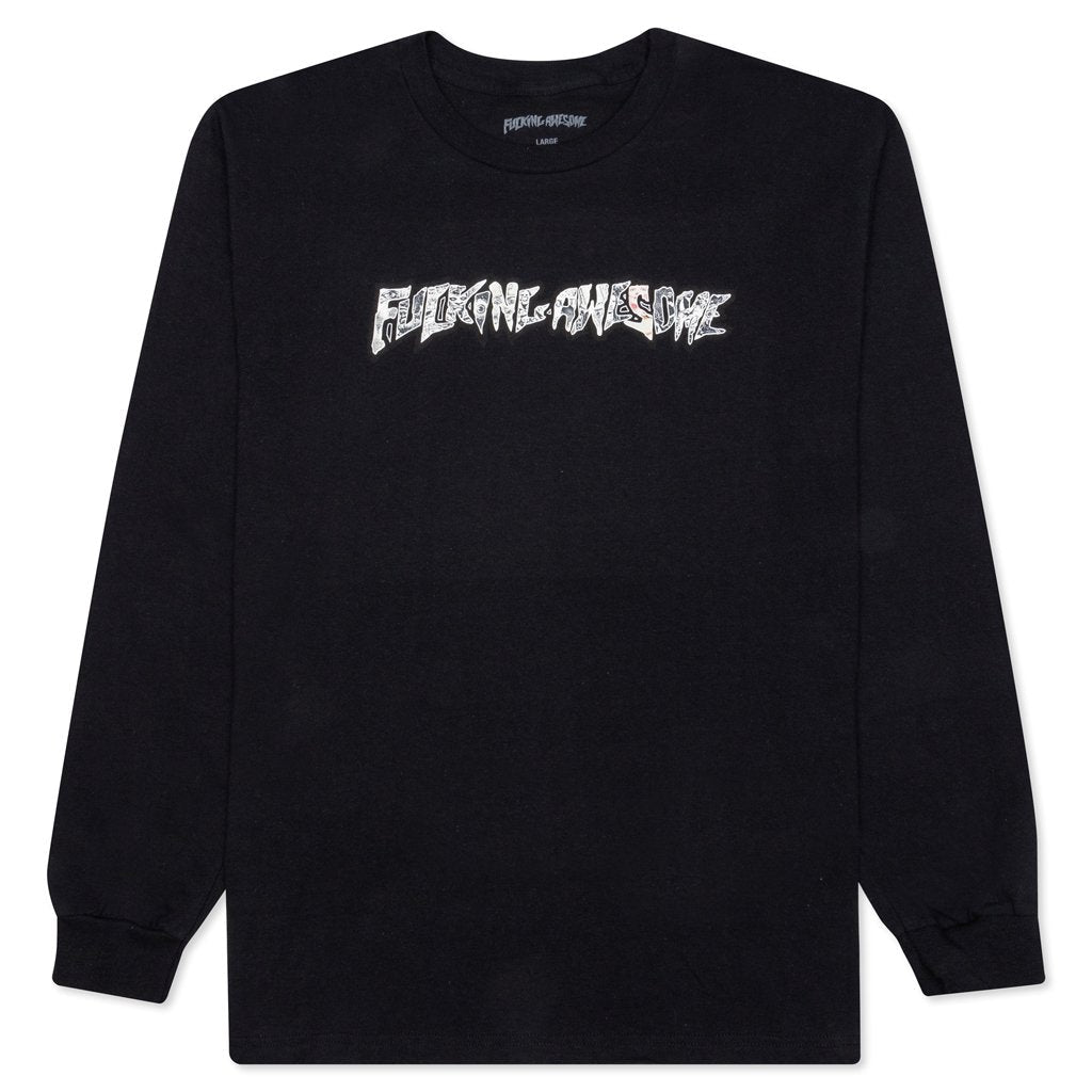 Actual Visual Guidance L/S Tee - Black